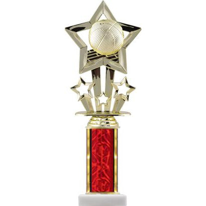 Star Theme Figure And Column Trophy | Alliance Awards LLC.