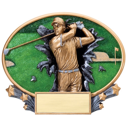 Male Golf Burst Thru Silverstone Motion Award | Alliance Awards LLC.