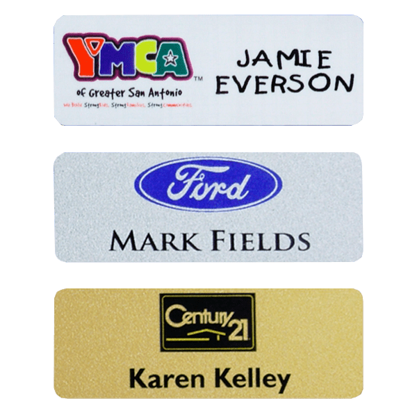 Full Color Printed Name Badge | Alliance Awards LLC.