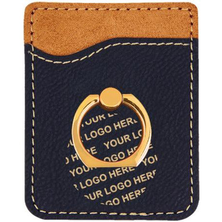 Leatherette Phone Wallet With Ring | Alliance Awards LLC.