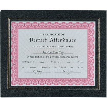 Leatherette Certificate Holder | Alliance Awards LLC.