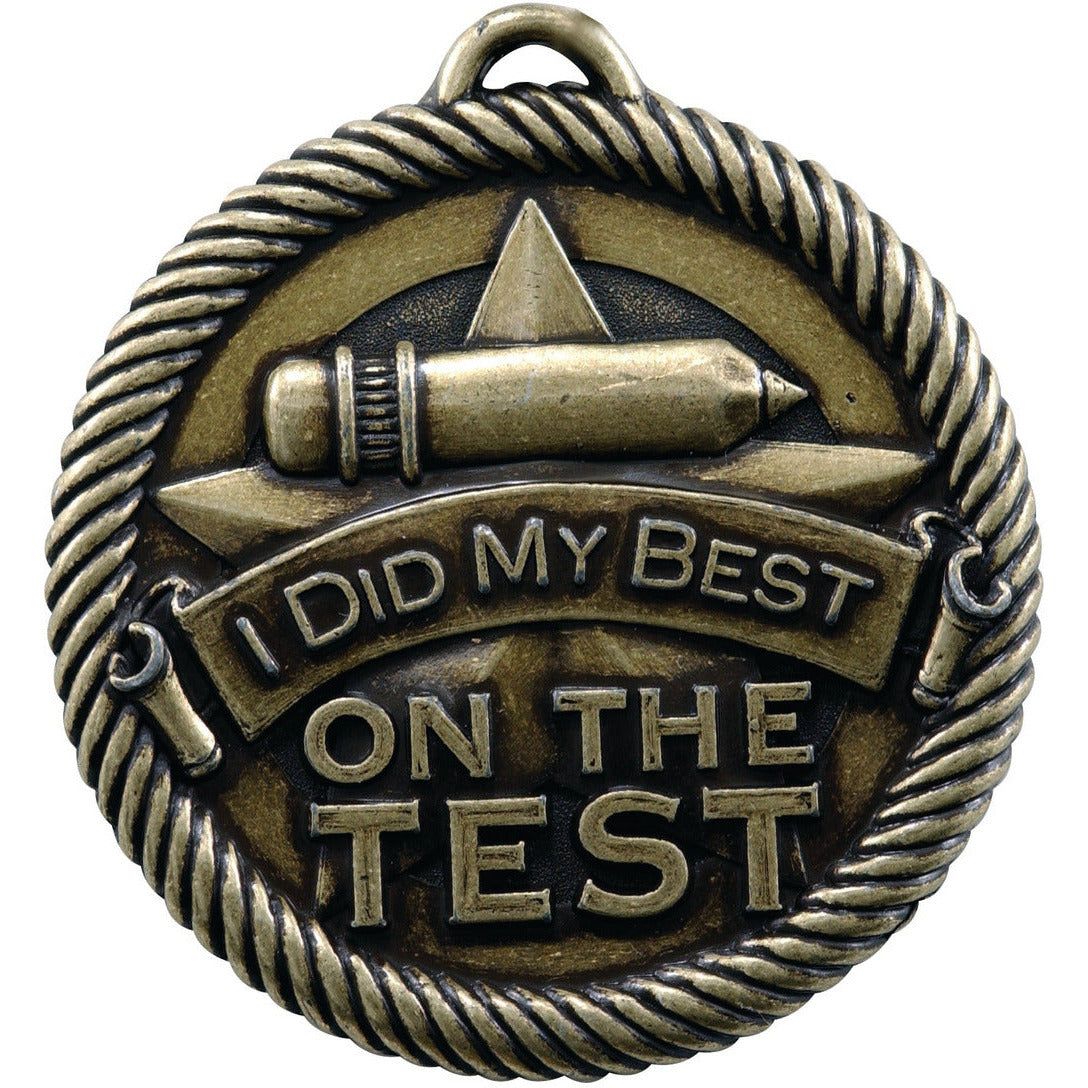 Scholastic Medal: Did My Best On Test | Alliance Awards LLC.