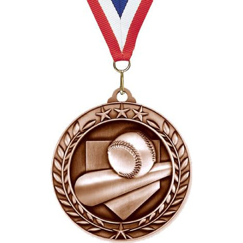 Wreath Antique Medallion - Athletics | Alliance Awards LLC.