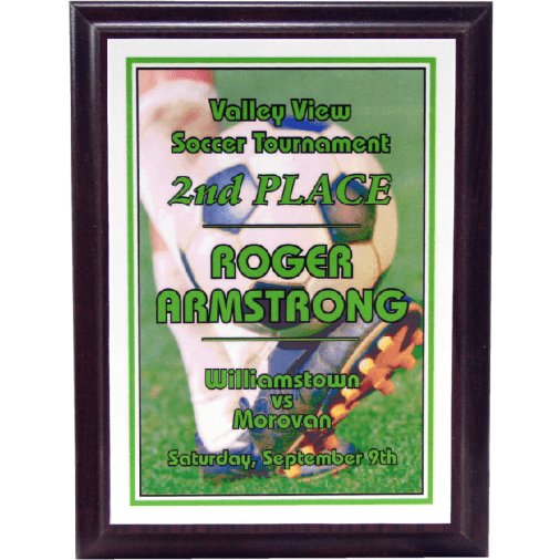 Custom Full Color Plaque | Alliance Awards LLC.