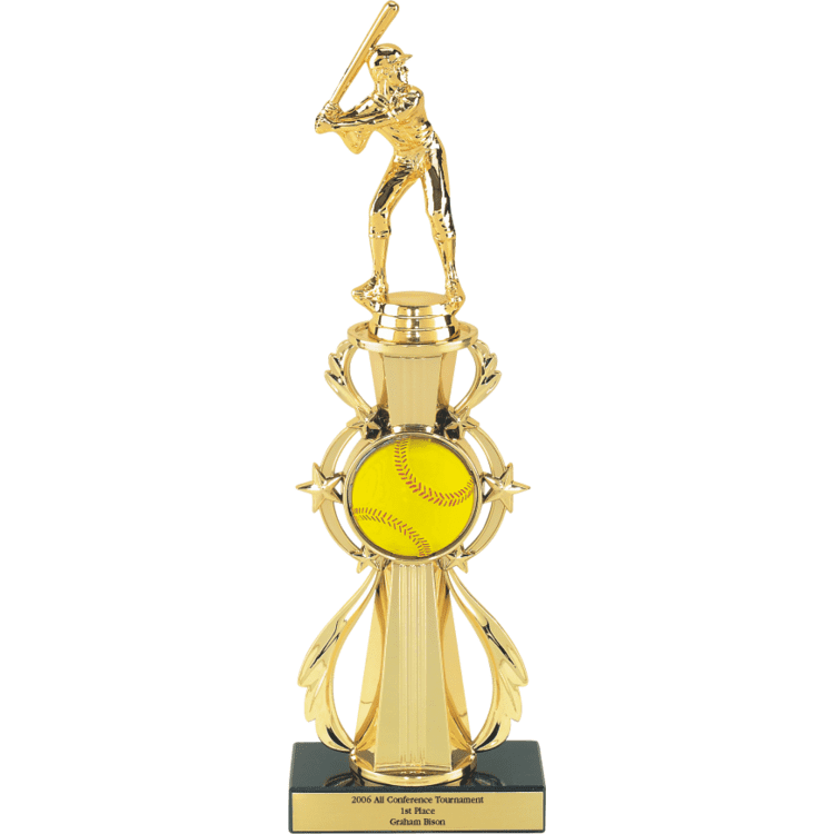 3D Full Color Sport Ball Star Riser Award Trophy | Alliance Awards LLC.